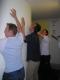 The boys try and climb Dent block wall for some reason