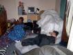 Rooms seperated before bed